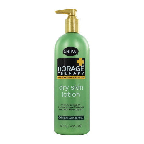 Shikai Borage Therapy Dry Skin Lotion, Unscented, 16 Oz